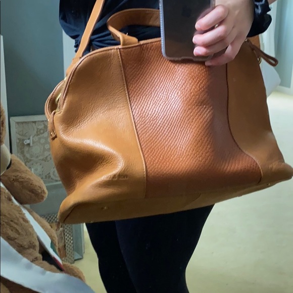 Authentic Nat and Nin brown leather tote bag! - Picture 4 of 5